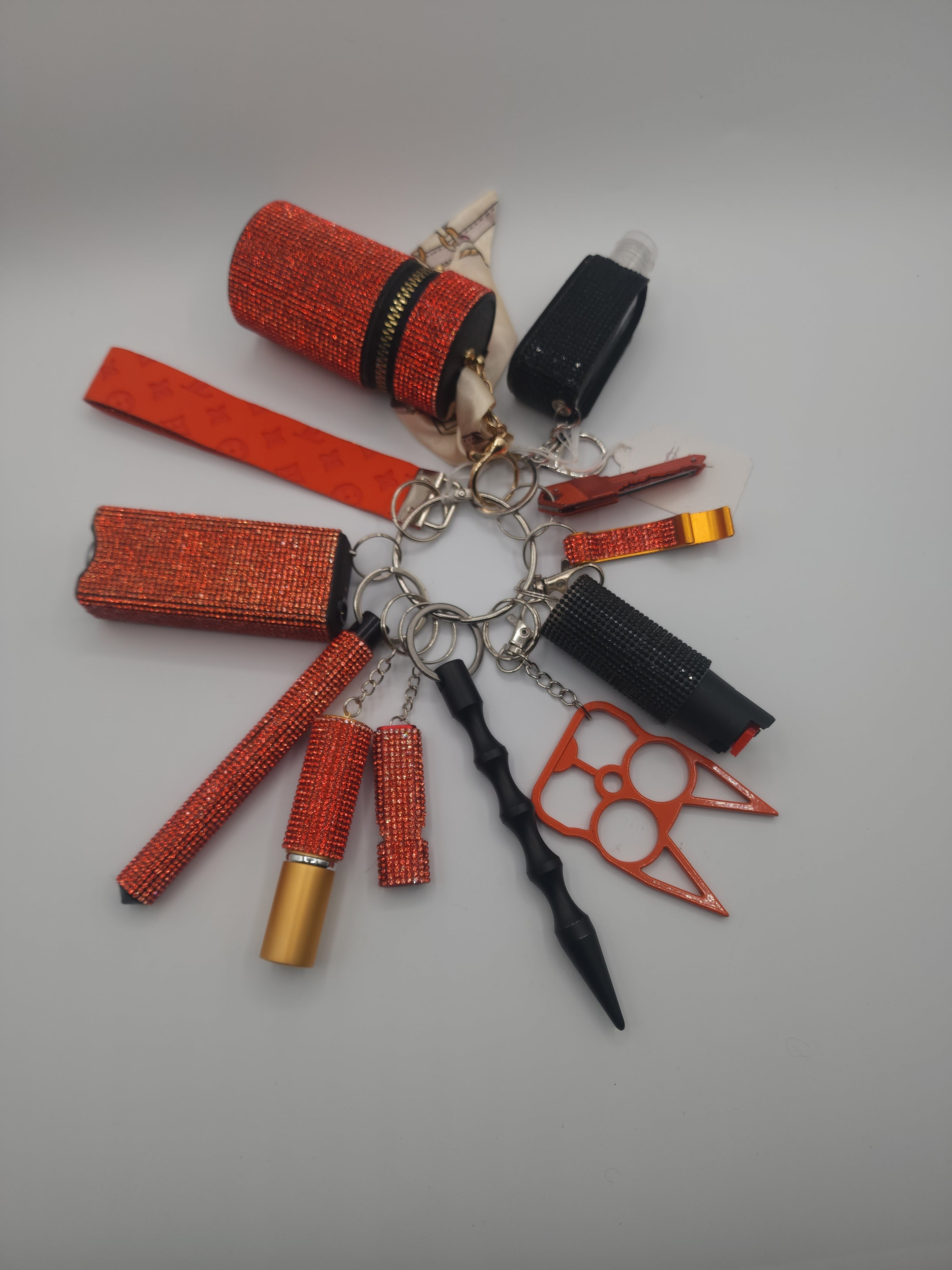 Orange all bling set