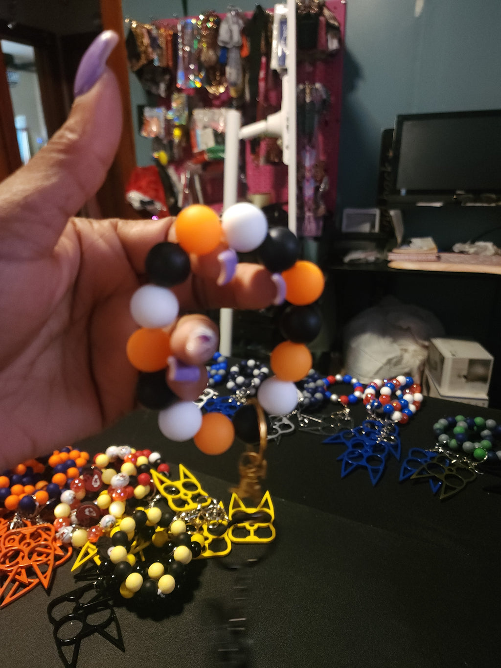 Nfl team colors kitty knuckles