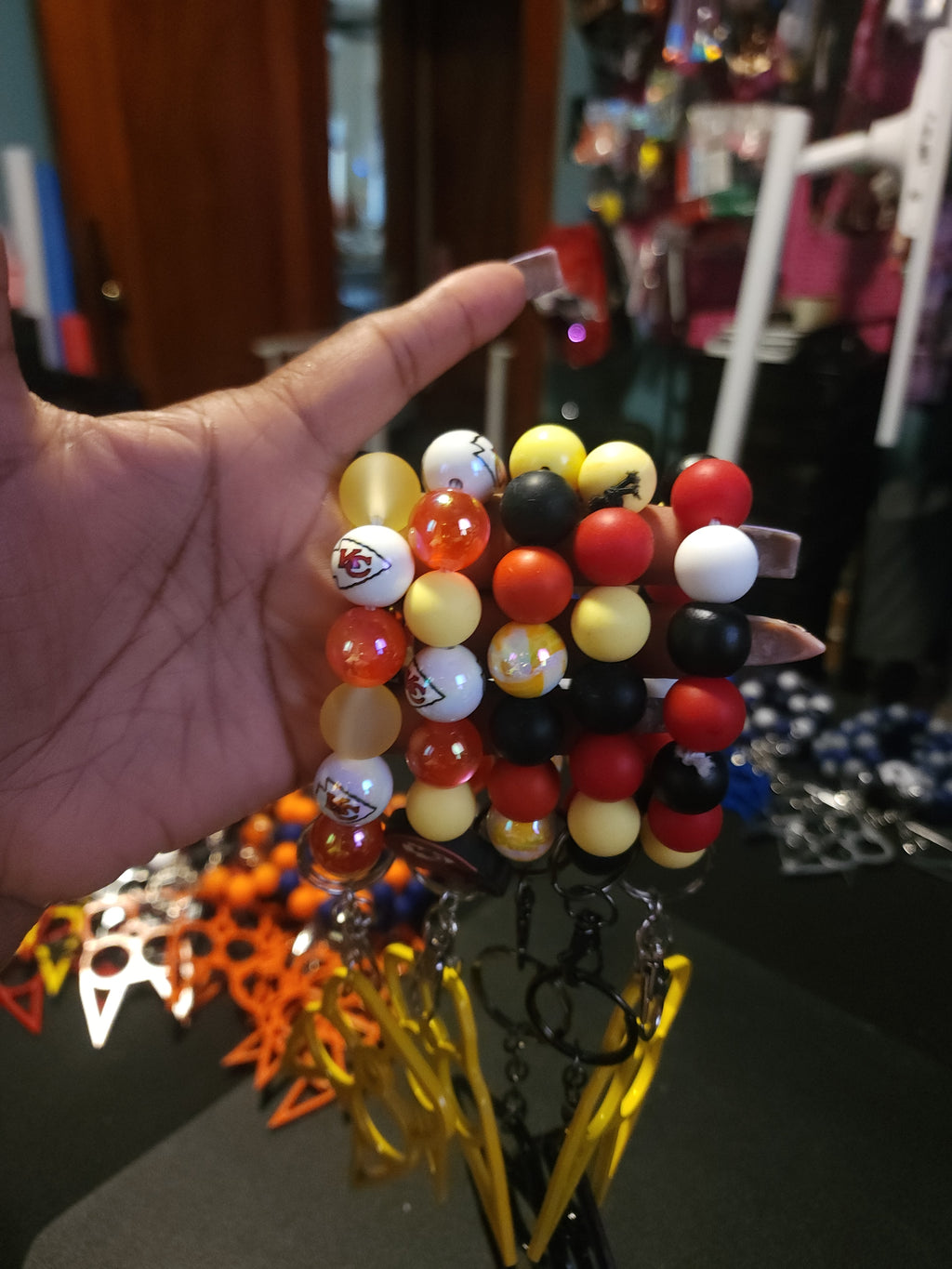 Nfl team colors kitty knuckles