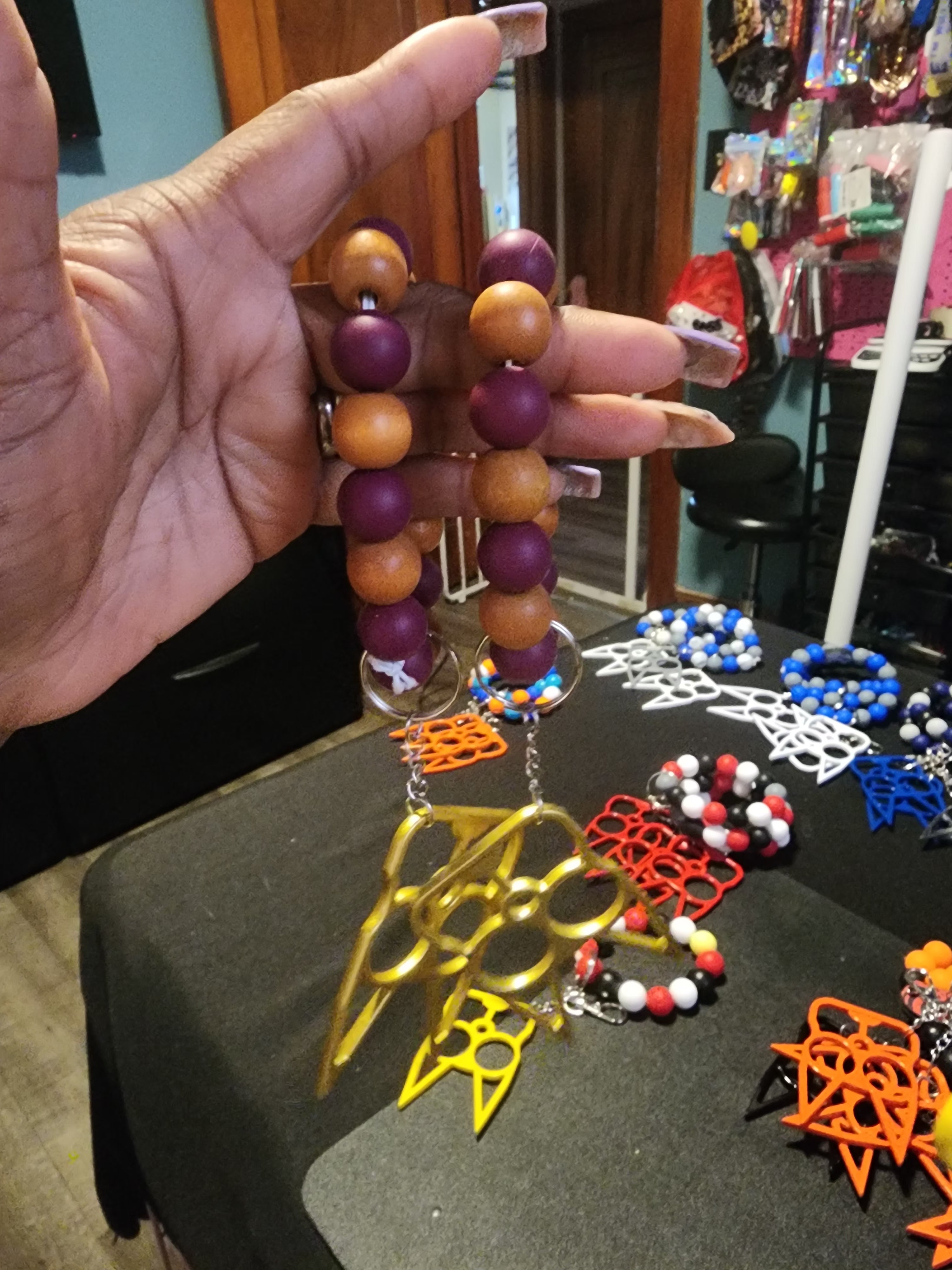 Nfl team colors kitty knuckles
